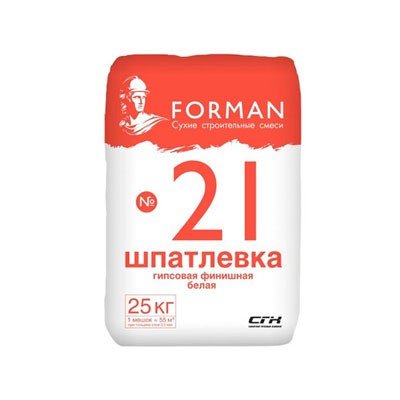 Шпаклёвка  гипсовая финишная FORMAN 21