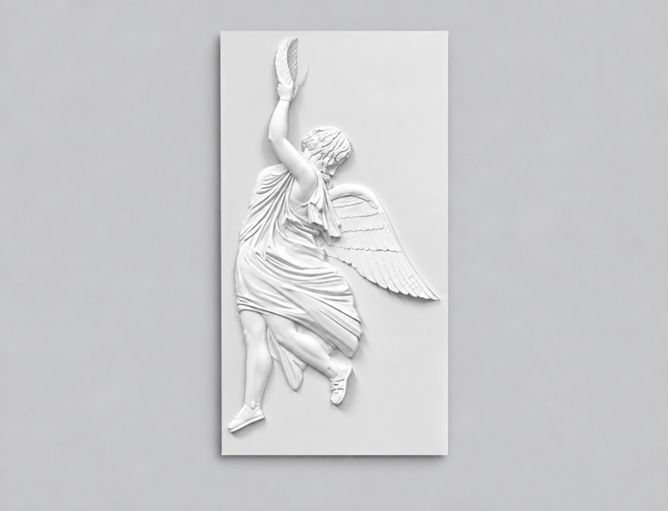 Дп-23 (530*280) панно декоративное гипсовое  