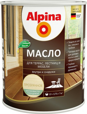 Alpina Масло для террас, лестниц и мебели