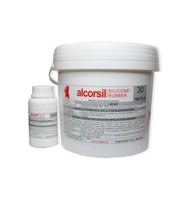 Силикон для форм Alcorsil rubber30 (А 5кг+В 0,1кг) комплект
